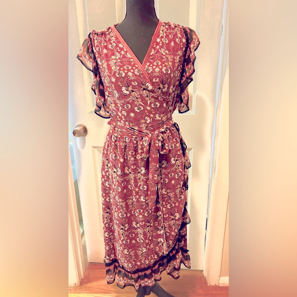 Max Studio wrap dress